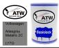 Preview: Volkswagen, Atlasgrau Metallic 2C, LY7Q: 500ml Lackdose, von ATW Autoteile West.